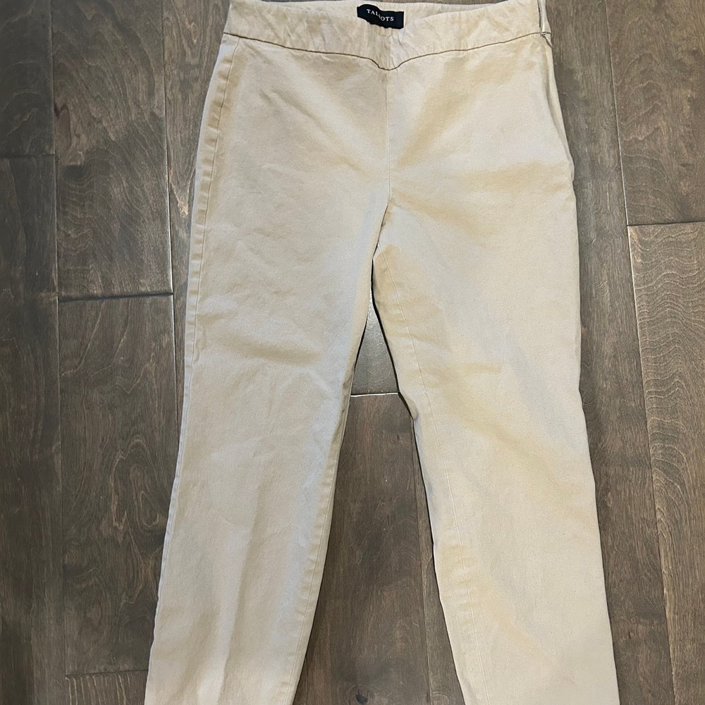 Talbots "The Perfect Chatham Fit " Pants- Beige, Size 6P